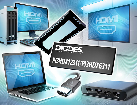 Diodes ˾Ƴ 3.3V ͨʽ ReDriver ̖{(dio)(ji) HDMI 2.1̖|(zh)(sh)F(xin)߷ֱҕlB