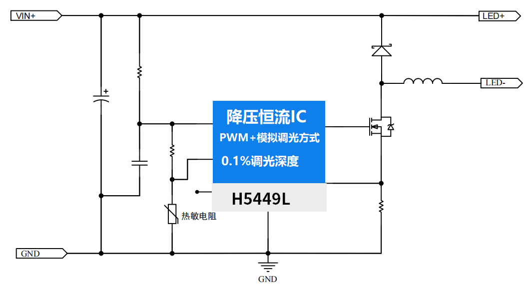 24V36V48V60V72V12V9V6V8A LED(q)оƬH5449L ͉5-85VоƬ 0.1%{(dio)